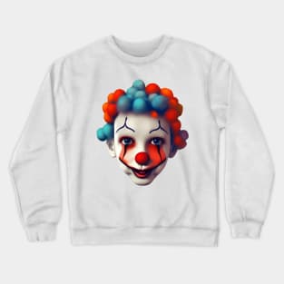 clown's face Crewneck Sweatshirt